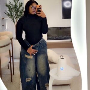 Autumn Distress Jean